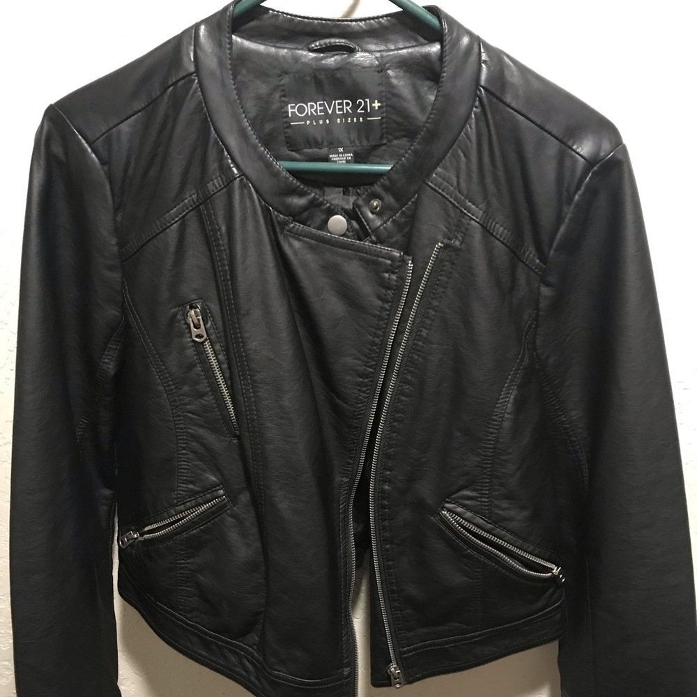Forever 21 faux leather jacket